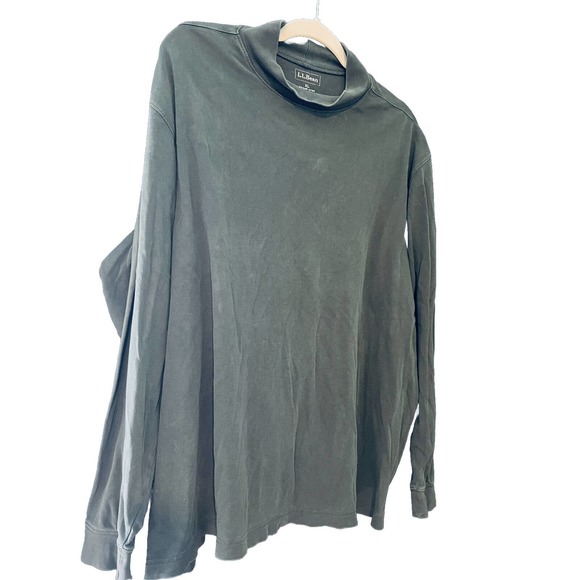 LL BEAN FOREST GREEN LONG SLEEVE SHIRT FOR MEN SIZE XL - Picture 2 of 5